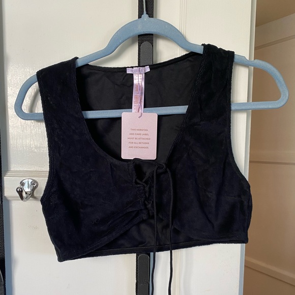 Savage X Fenty Black Cropped Top